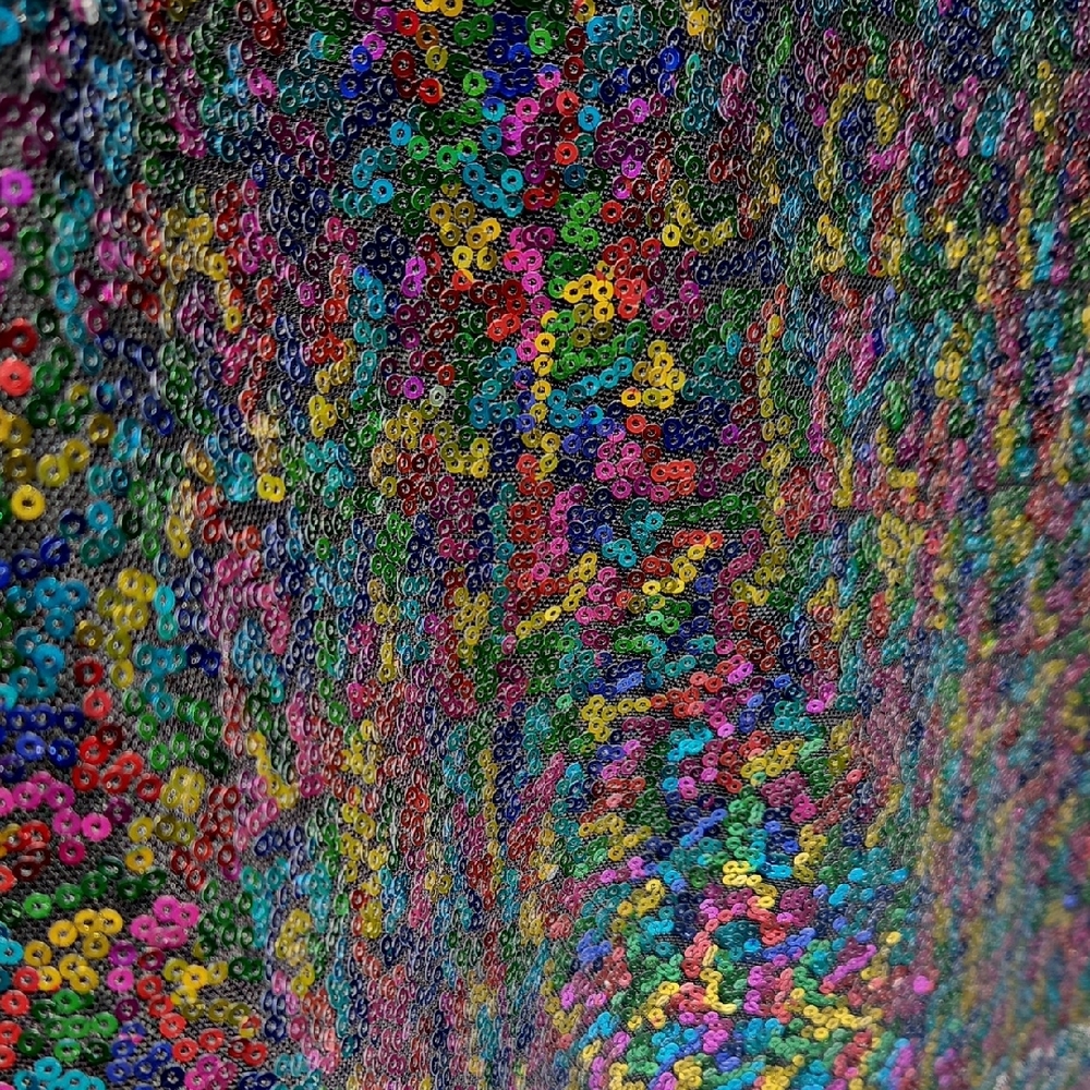 Grace Karin Multicolor Sequin Halter Top - Picture 3 of 5